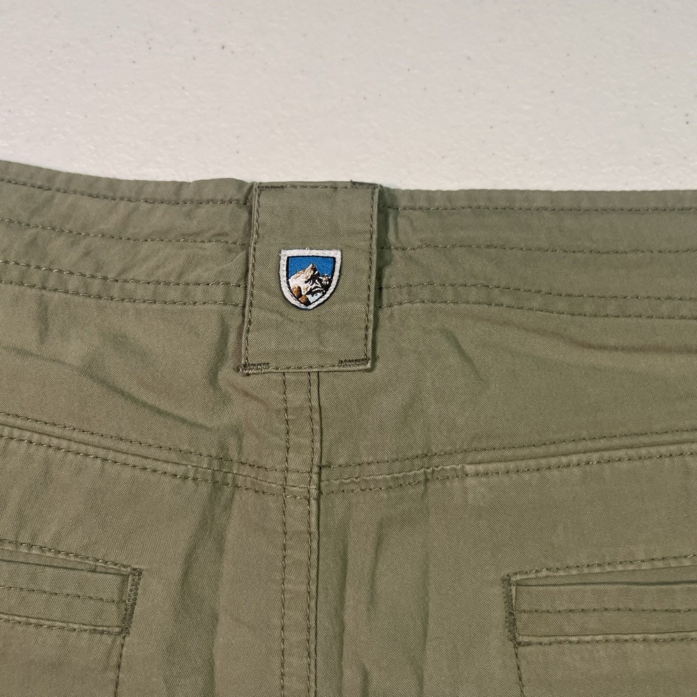 Kuhl Spire Hiking Utility Shorts Womens 10 Olive 10" Outdoor Camp Hking Gorpcore - Picture 9 of 12